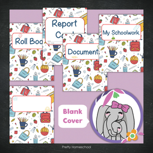 Printed Homeschool Portfolio 2025–2026 | Record Keeping & End-of-Year Binder for Homeschool Organization