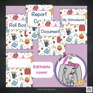 Printable Homeschool Portfolio 2025–2026 | End-of-Year Homeschool Binder | Homeschool Record Keeping