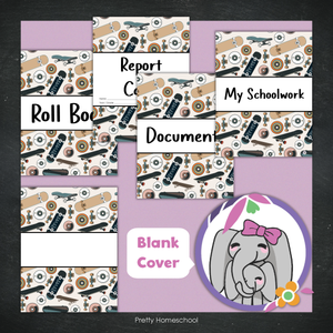 Printed Homeschool Portfolio 2025–2026 | Record Keeping & End-of-Year Binder for Homeschool Organization