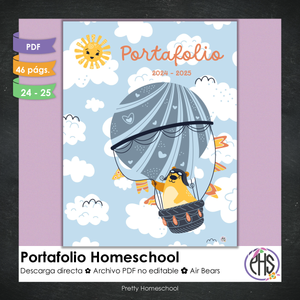 Portafolio homeschooler 2024 - 2025 Air Bears - DIGITAL SOLAMENTE