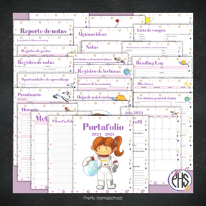 Portafolio homeschooler 2024 - 2025  Astronauta Girl - DIGITAL SOLAMENTE