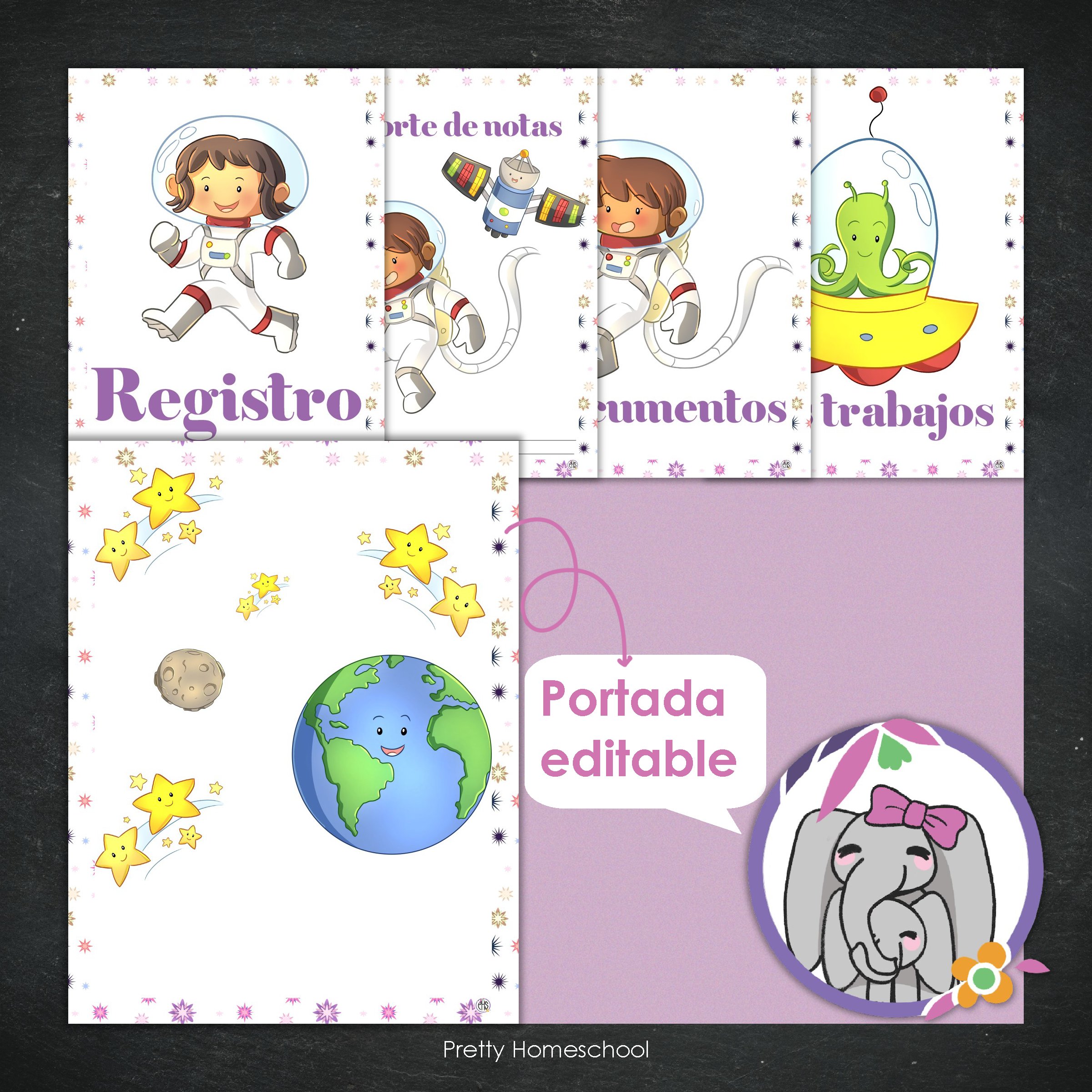 Portafolio homeschooler 2024 - 2025  Astronauta Girl - DIGITAL SOLAMENTE