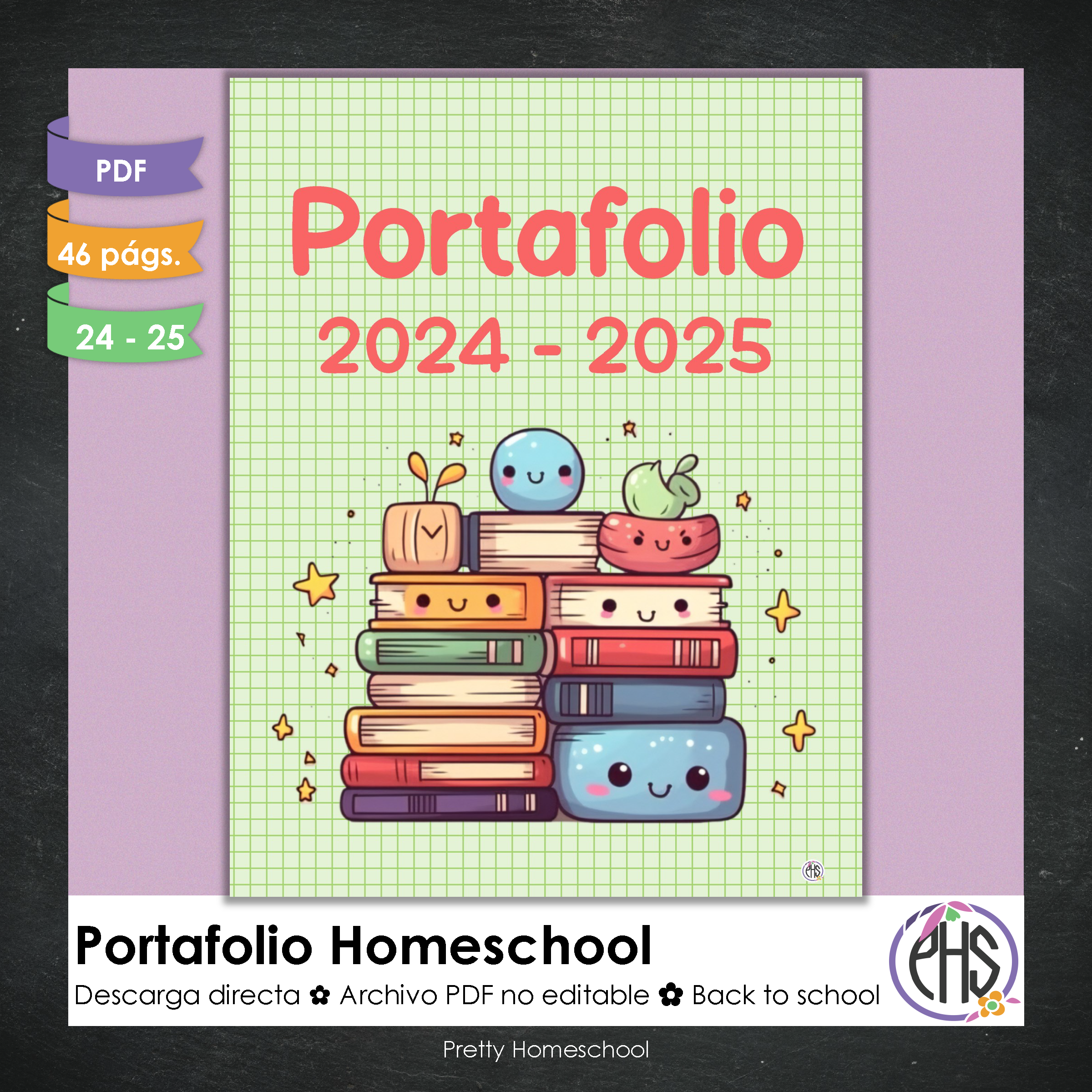 Portafolio homeschooler 2024 - 2025  Back to School - DIGITAL SOLAMTE