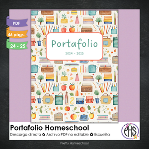 Portafolio homeschooler 2024 - 2025 Escuelita 2 - DIGITAL SOLAMENTE