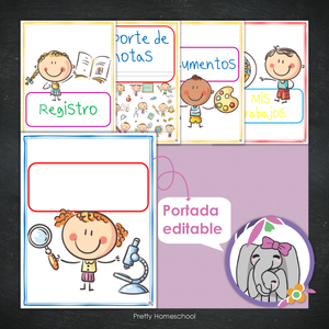 Portafolio homeschooler 2024 - 2025 Peques - DIGITAL SOLAMENTE