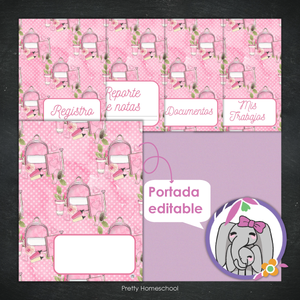 Portafolio homeschooler 2024 - 2025 Pink School - DIGITAL SOLAMENTE