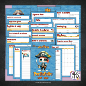 Portafolio homeschooler 2024 - 2025 Piratas - DIGITAL SOLAMENTE