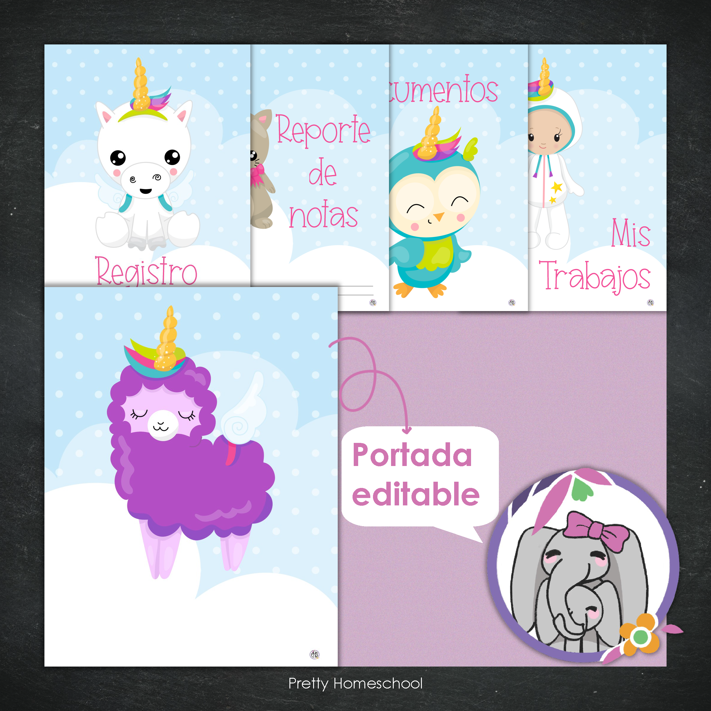 Portafolio homeschooler 2024 - 2025 Quiero ser unicornio - DIGITAL SOLAMENTE