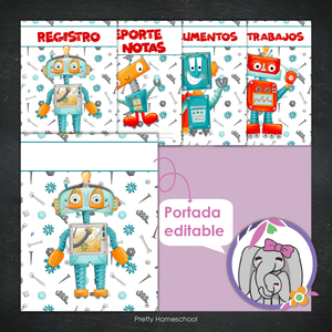 Portafolio homeschooler 2024 - 2025 Robots - DIGITAL SOLAMENTE