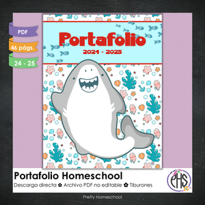 Portafolio homeschooler 2024 - 2025 Tiburones - DIGITAL SOLAMENTE