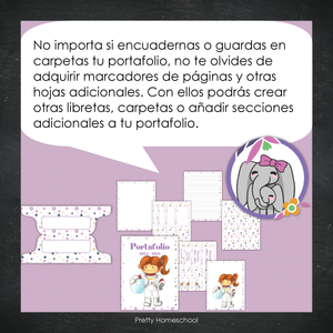 Portafolio homeschooler 2024 - 2025 Astronauta Girl * Impreso / Impreso + Digital *