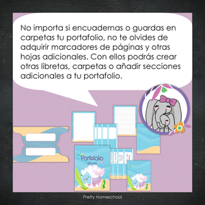 Portafolio homeschooler 2024 - 2025 Mermaid Cats - DIGITAL SOLAMENTE