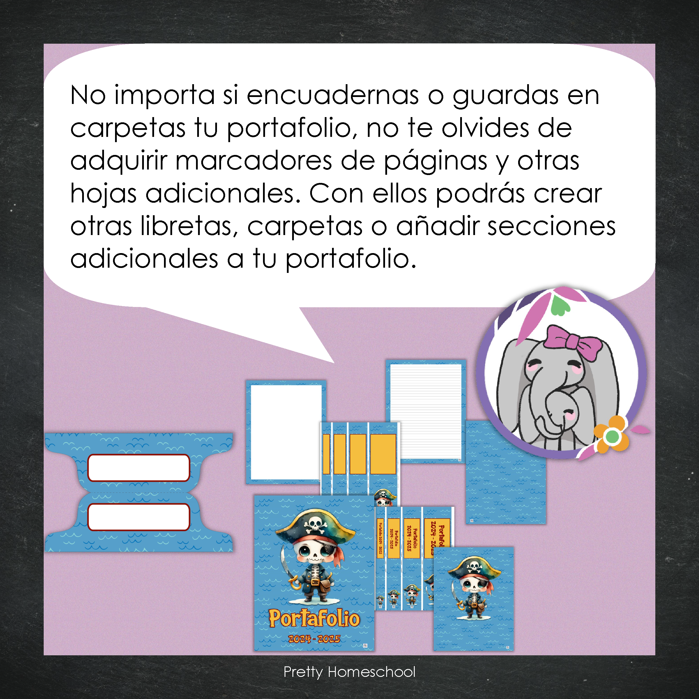 Portafolio homeschooler 2024 - 2025 Piratas - DIGITAL SOLAMENTE