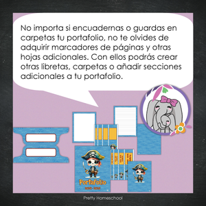 Portafolio homeschooler 2024 - 2025 Piratas - DIGITAL SOLAMENTE