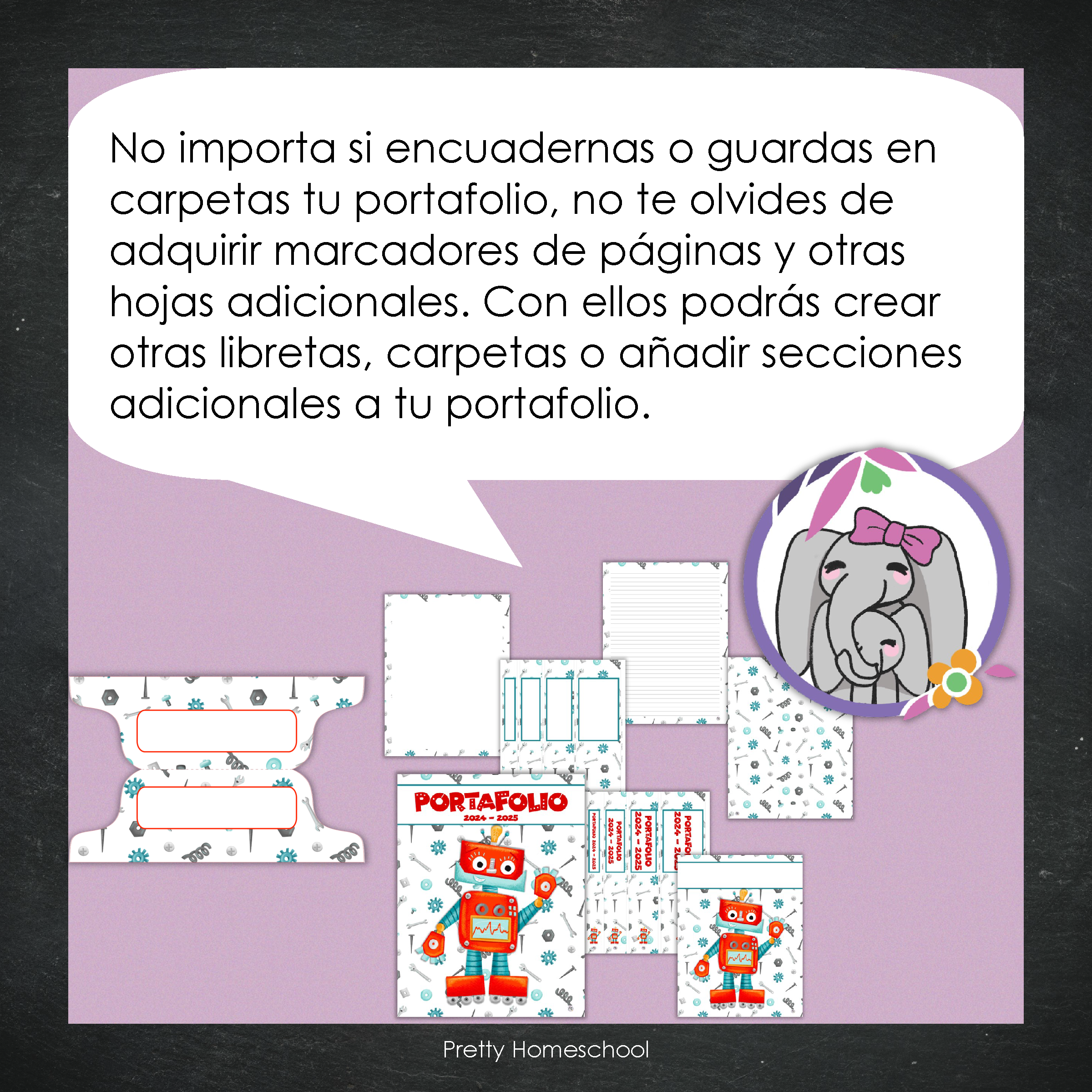 Portafolio homeschooler 2024 - 2025 Robots - DIGITAL SOLAMENTE