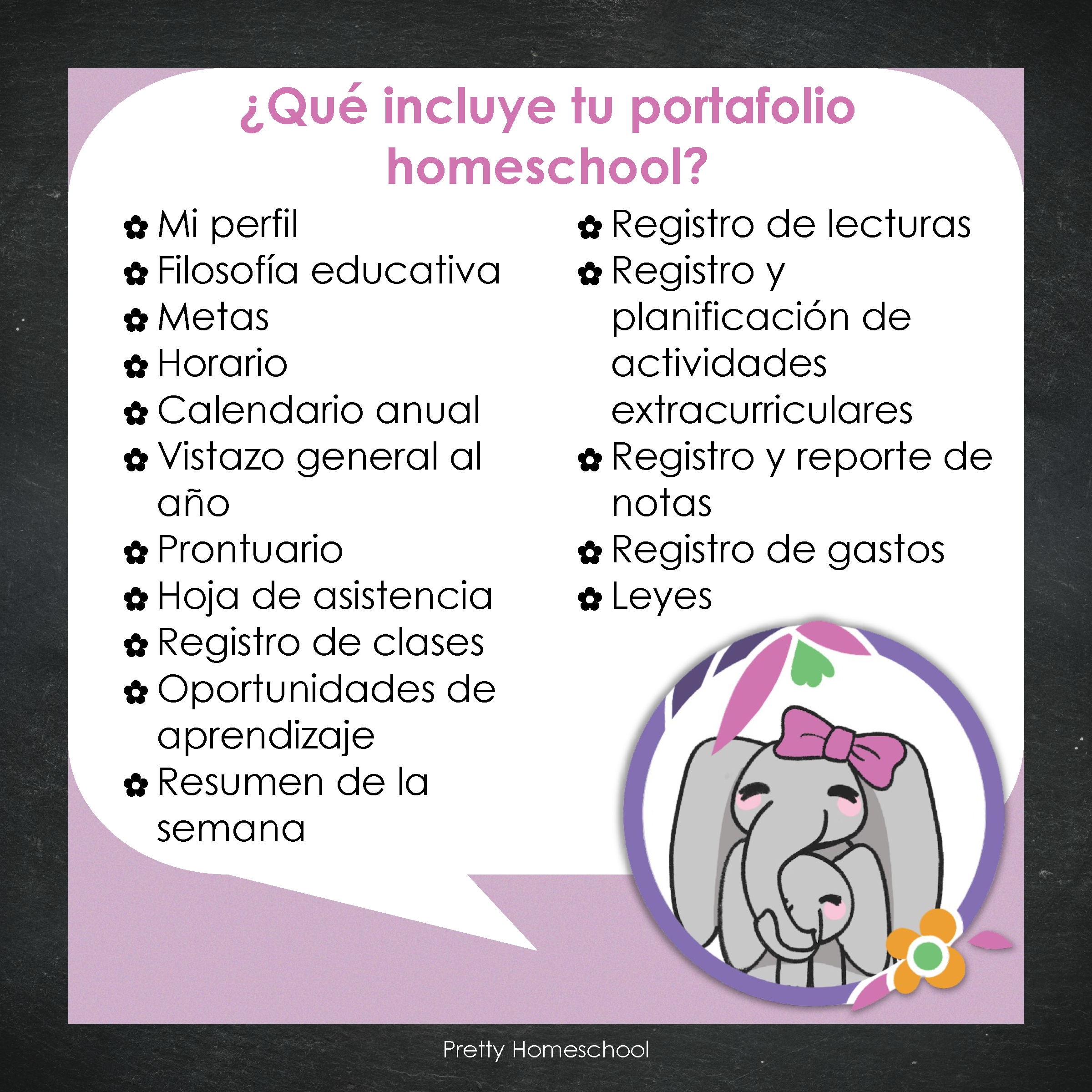 Portafolio homeschooler 2024 - 2025 Back to School * Impreso / Impreso + Digital *