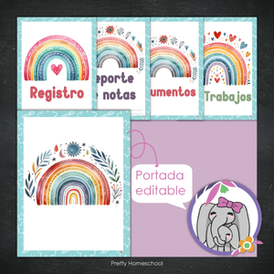 Portafolio Homeschooler 2025–2026 – Arcoiris (Digital SOLAMENTE)
