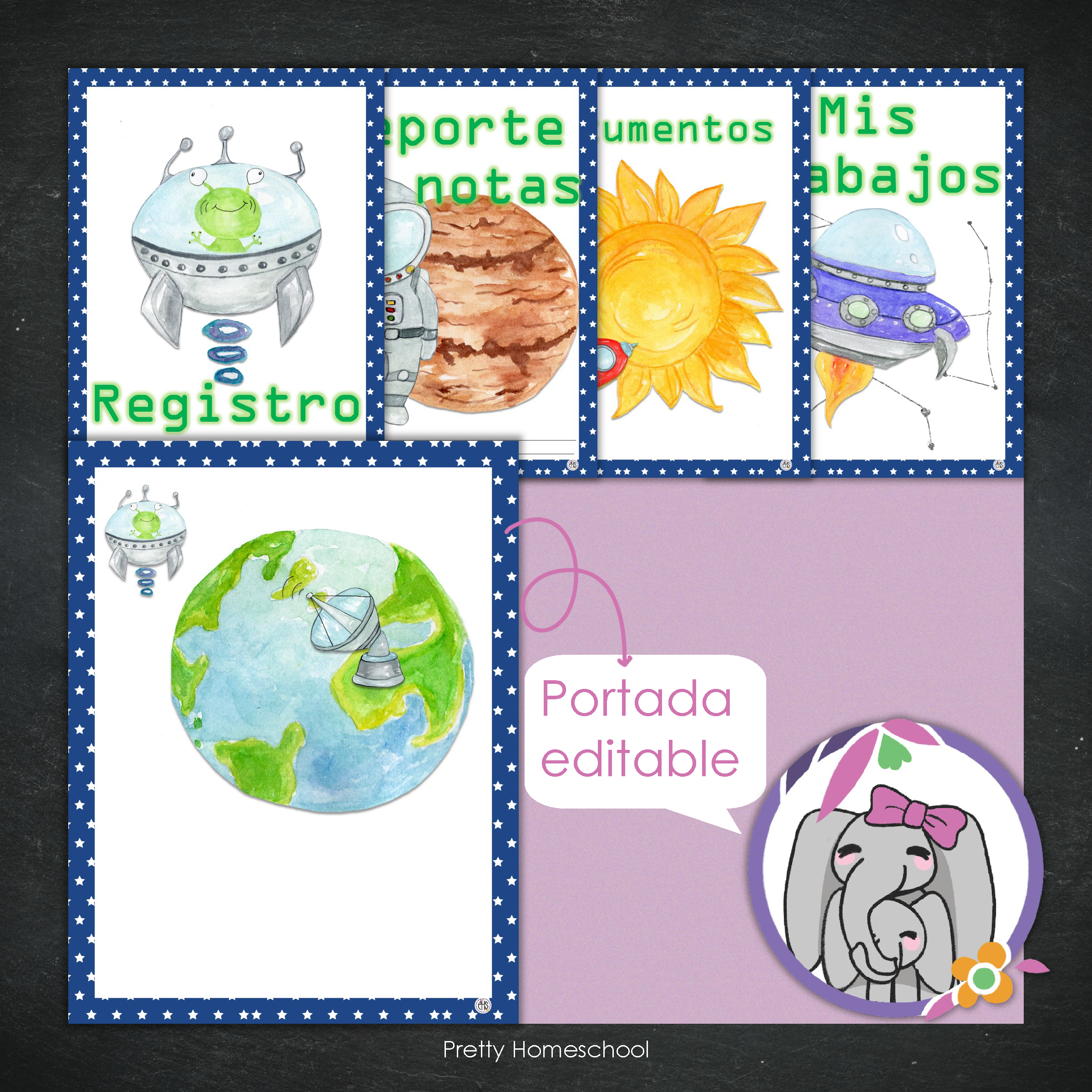 Portafolio Homeschooler 2025–2026 – Astronauta (Digital SOLAMENTE)