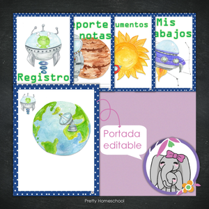 Portafolio Homeschooler 2025–2026 – Astronauta (Digital SOLAMENTE)