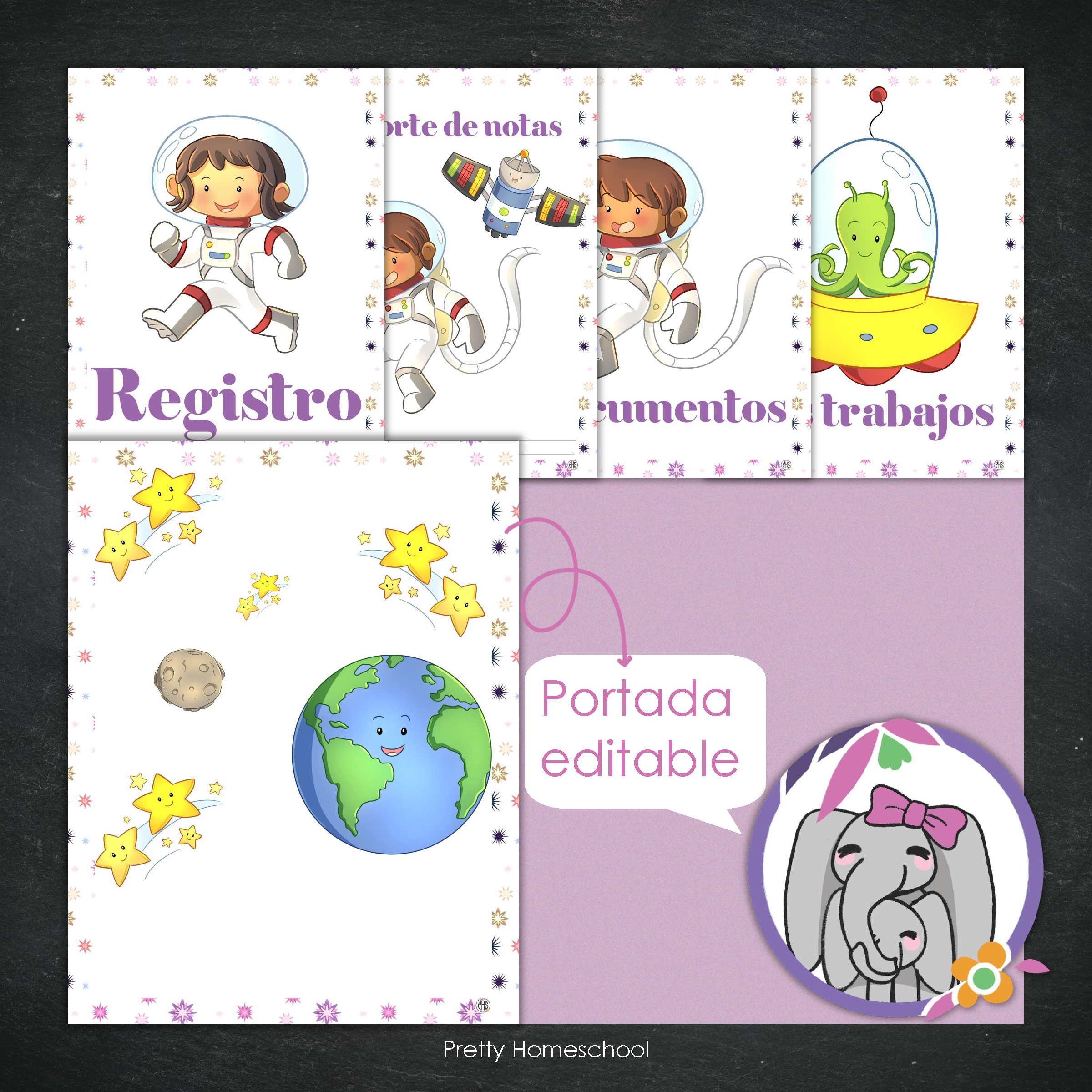 Portafolio Homeschooler 2025–2026 – Astronauta Girl (Digital SOLAMENTE)
