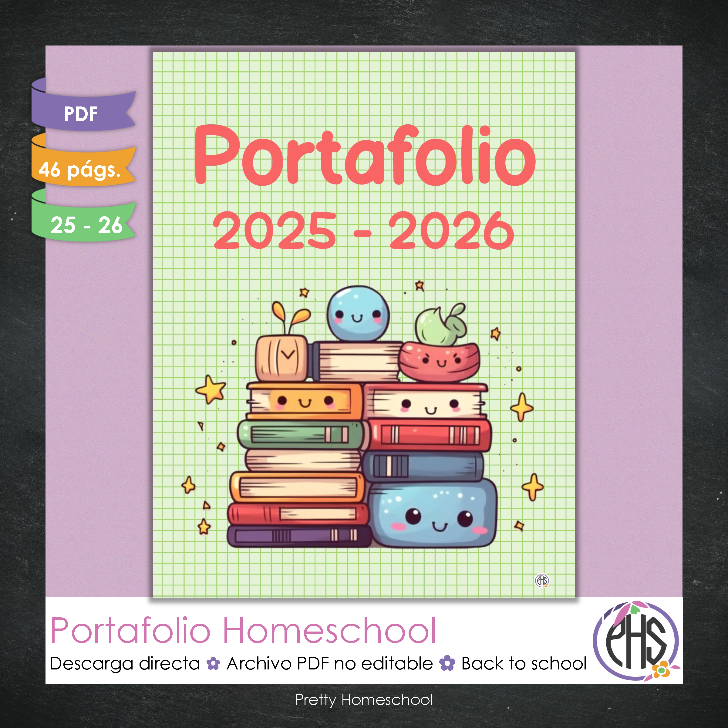 Portafolio Homeschooler 2025–2026 – Back to School (Digital SOLAMENTE)