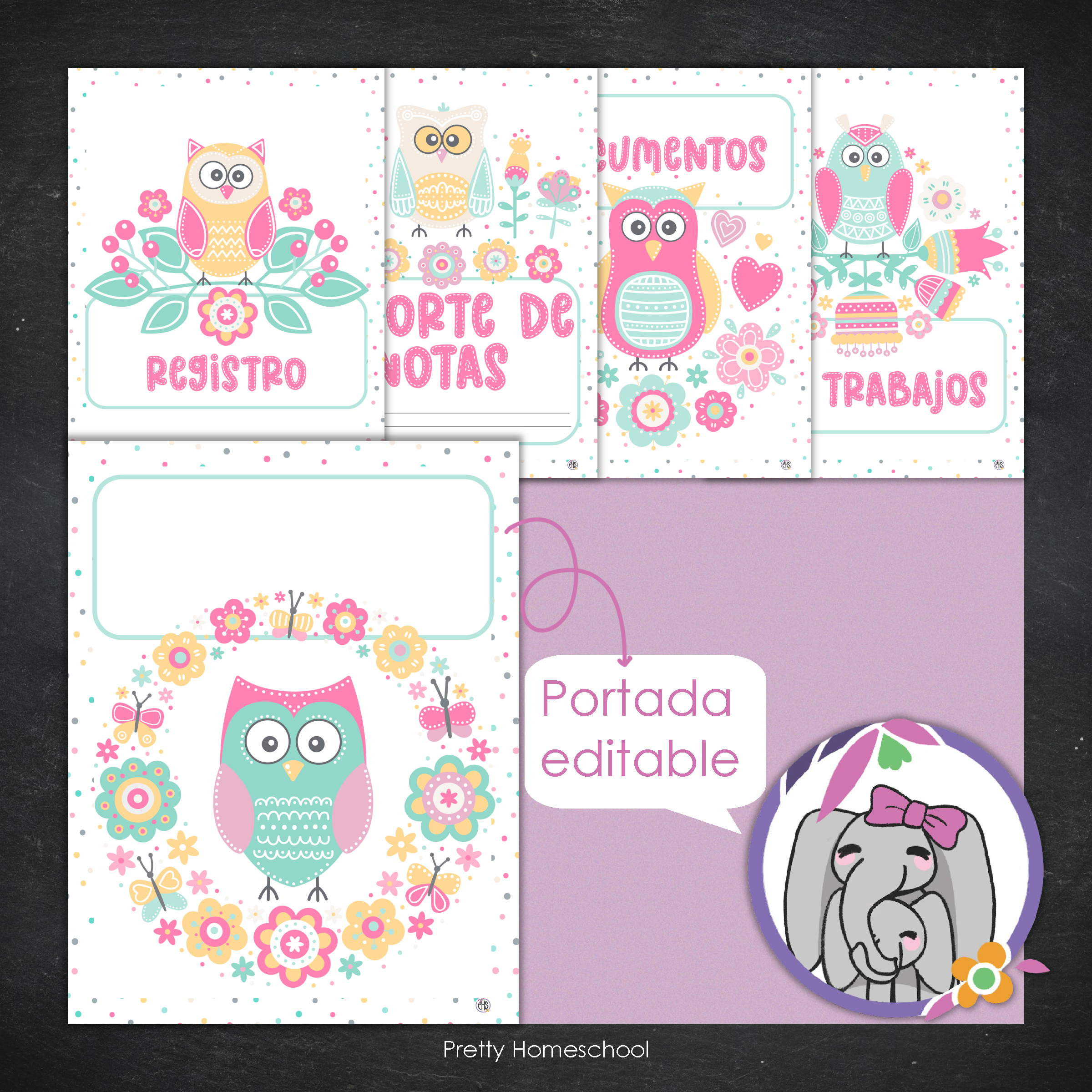 Portafolio Homeschooler 2025–2026 – Buhos y Flores (Digital SOLAMENTE)