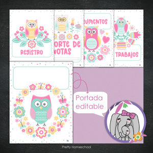 Portafolio Homeschooler 2025–2026 – Buhos y Flores (Digital SOLAMENTE)