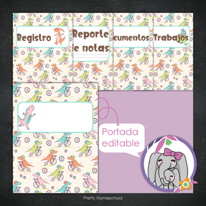 Portafolio Homeschooler 2025–2026 – Dinosaurios (Digital SOLAMENTE)