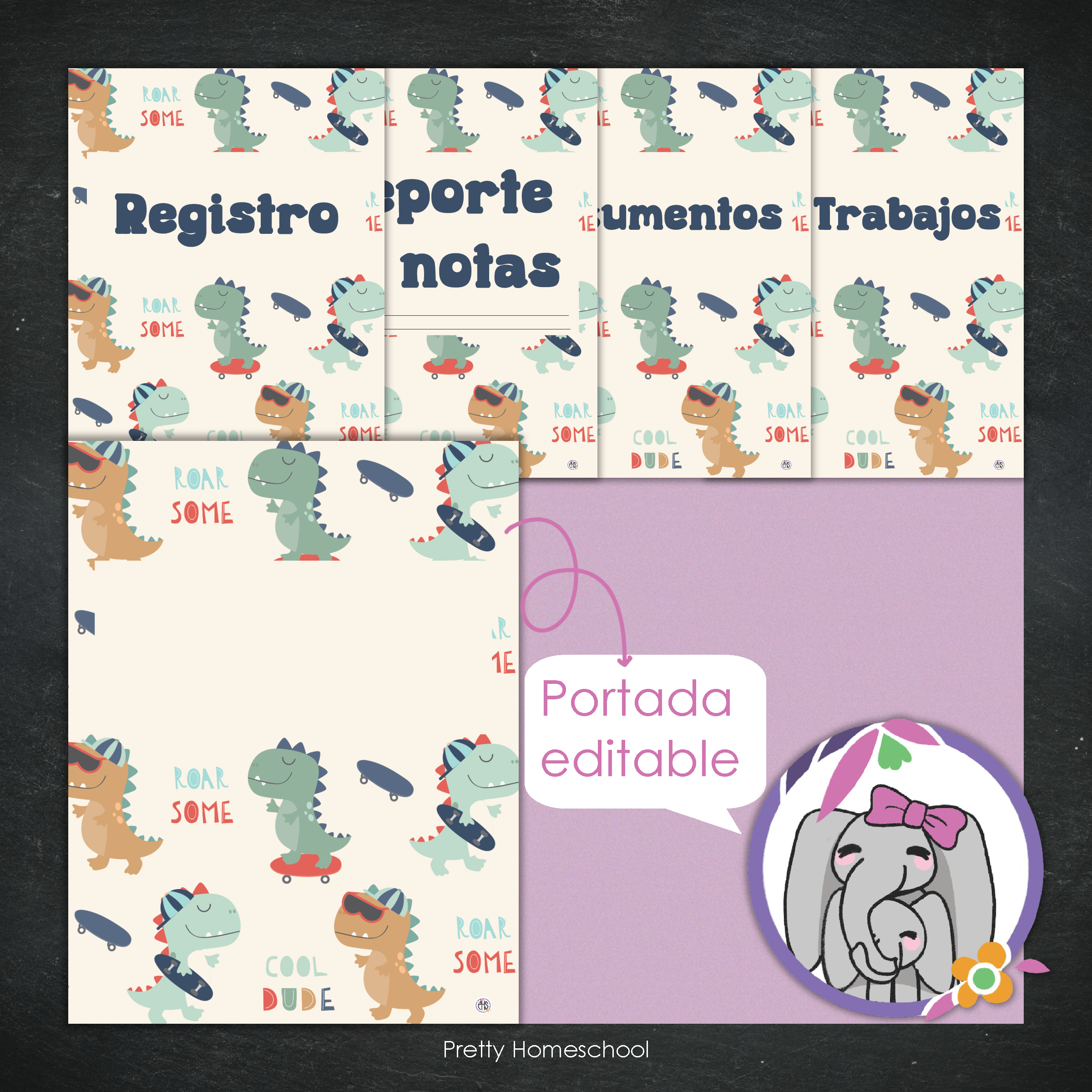 Portafolio Homeschooler 2025–2026 – Dinosaurios (Digital SOLAMENTE)