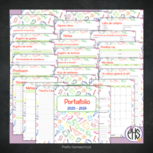 Portafolio Homeschooler 2025–2026 – Escuelita (Digital SOLAMENTE)