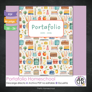 Portafolio Homeschooler 2025–2026 – Escuelita (Digital SOLAMENTE)
