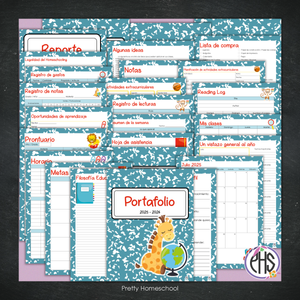Portafolio Homeschooler 2025–2026 – Escuelita animal (Digital SOLAMENTE)