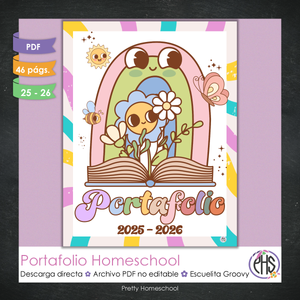 Portafolio Homeschooler 2025–2026 – Escuelita Groovy (Digital SOLAMENTE)