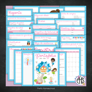 Portafolio Homeschooler 2025–2026 – Fairies (Digital SOLAMENTE)