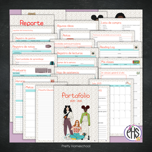 Portafolio Homeschooler 2025–2026 – Gamer Girl (Digital SOLAMENTE)