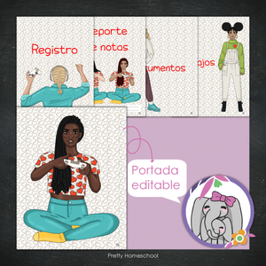 Portafolio Homeschooler 2025–2026 – Gamer Girl (Digital SOLAMENTE)