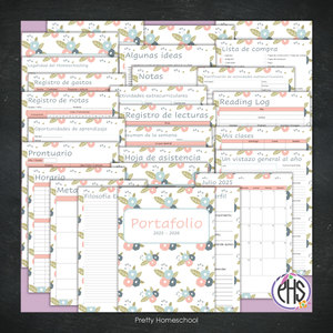 Portafolio Homeschooler 2025–2026 – Pastel (Digital SOLAMENTE)