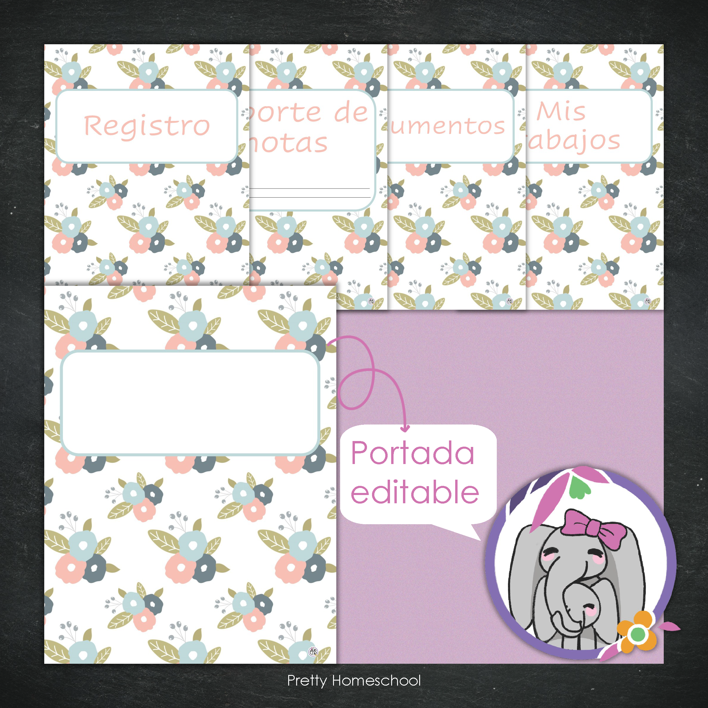 Portafolio Homeschooler 2025–2026 – Pastel (Digital SOLAMENTE)