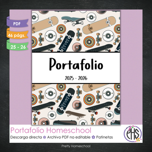 Portafolio Homeschooler 2025–2026 – Patinetas (Digital SOLAMENTE)
