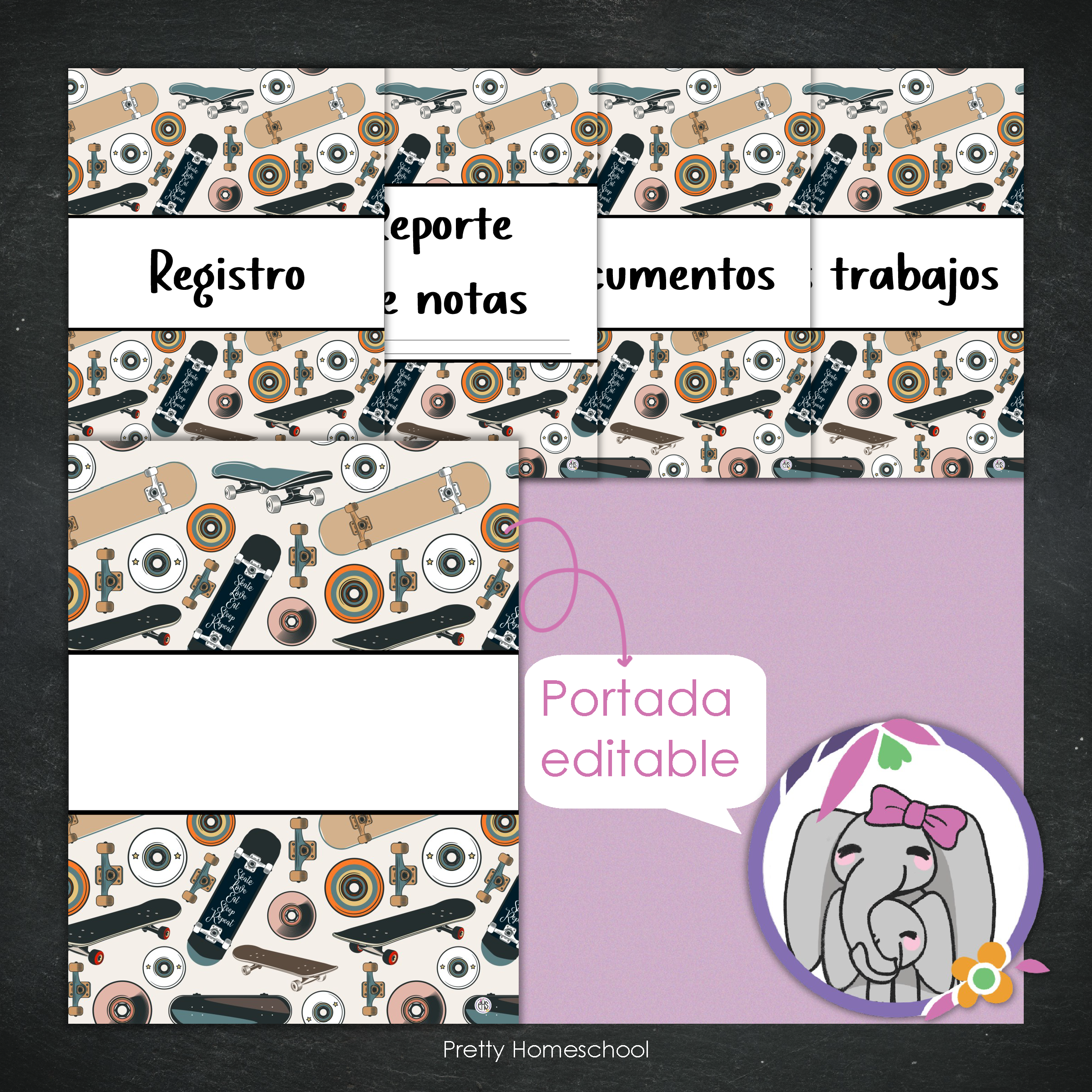 Portafolio Homeschooler 2025–2026 – Patinetas (Digital SOLAMENTE)