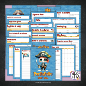 Portafolio Homeschooler 2025–2026 – Piratas (Digital SOLAMENTE)