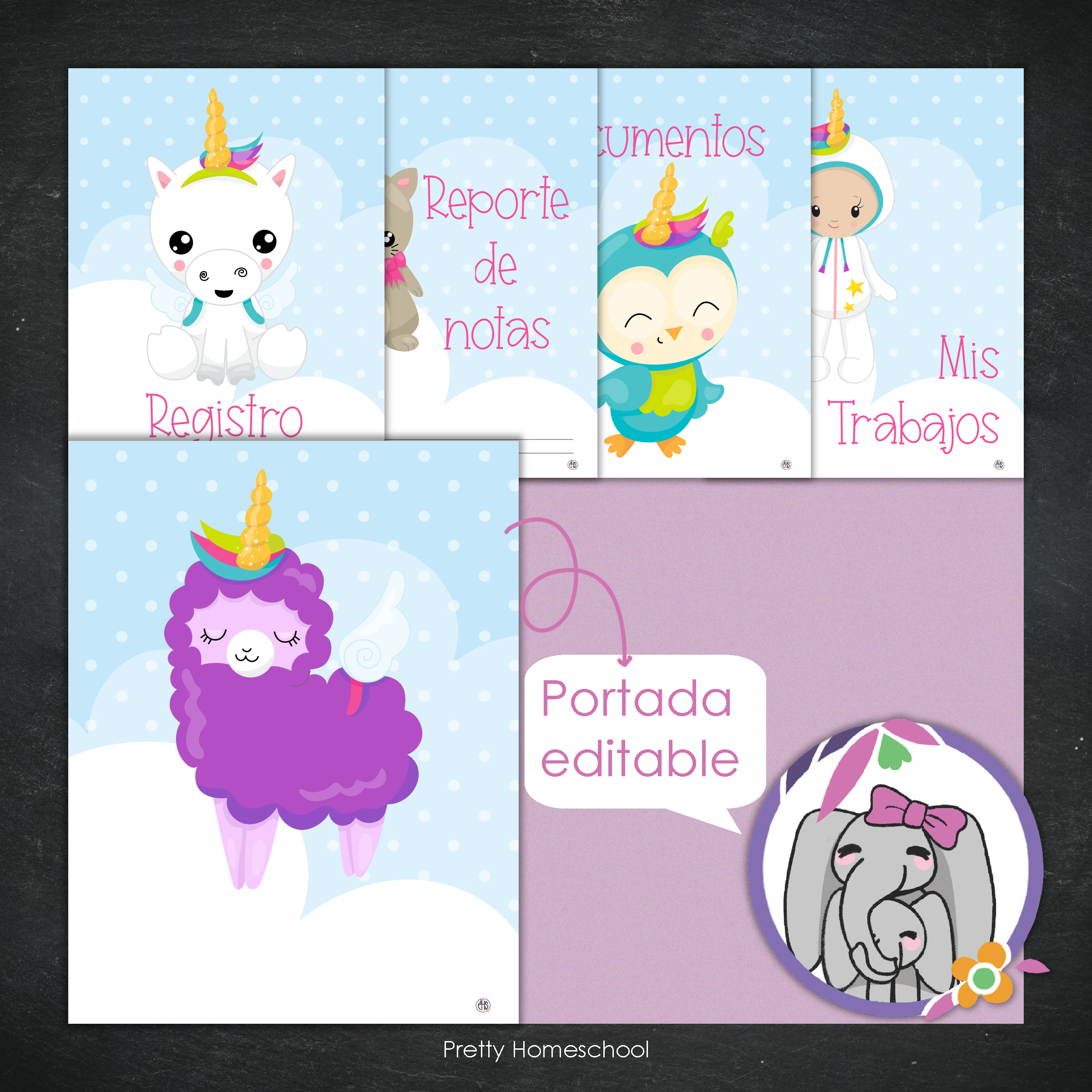Portafolio Homeschooler 2025–2026 – Quiero ser unicornio (Digital SOLAMENTE)