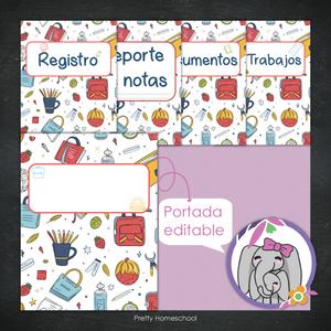Portafolio Homeschooler 2025–2026 – School Pattern (Digital SOLAMENTE)