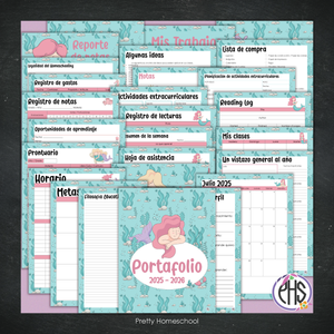 Portafolio Homeschooler 2025–2026 – Sirenas (Digital SOLAMENTE)