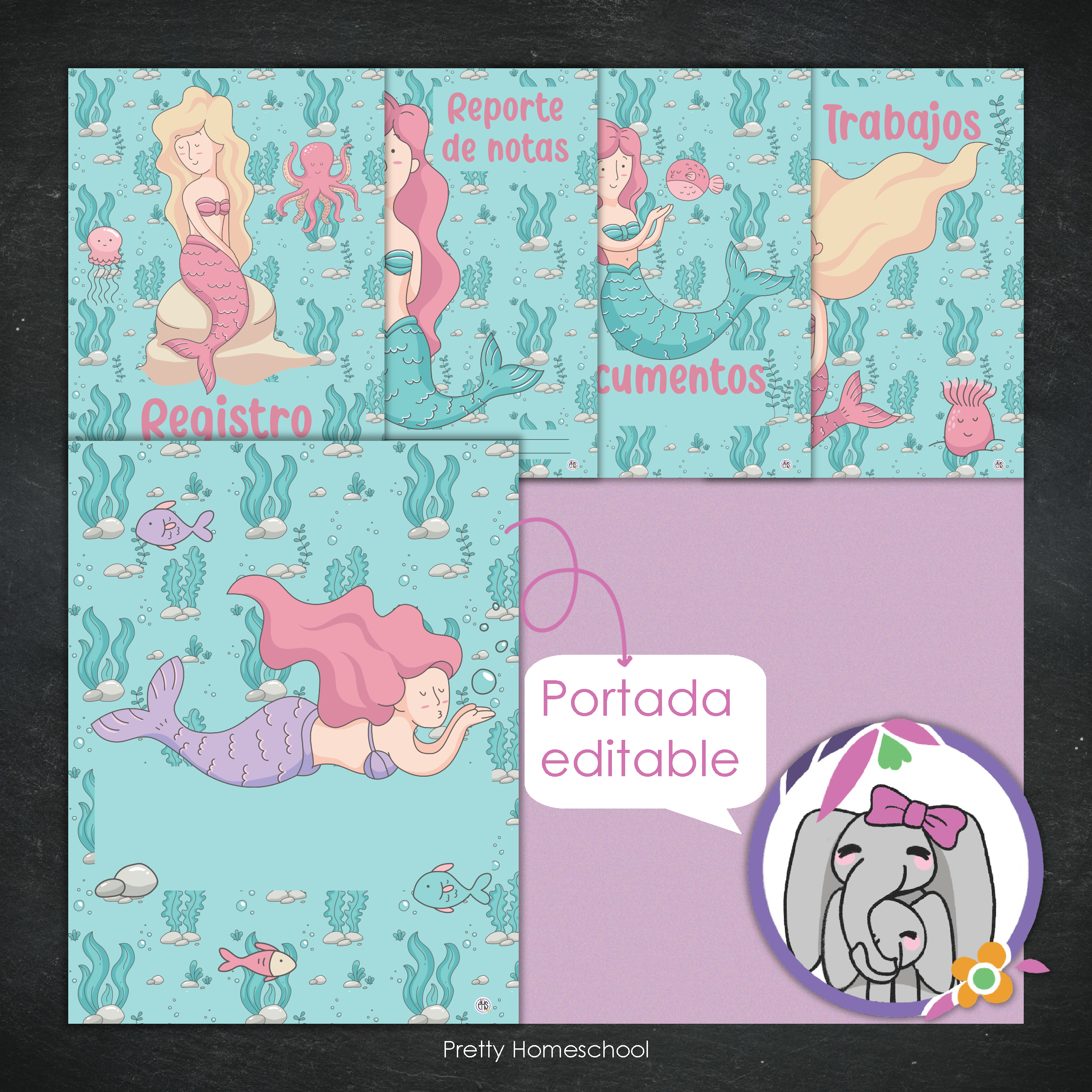 Portafolio Homeschooler 2025–2026 – Sirenas (Digital SOLAMENTE)