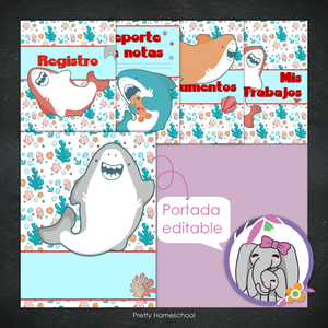 Portafolio Homeschooler 2025–2026 – Tiburones (Digital SOLAMENTE)