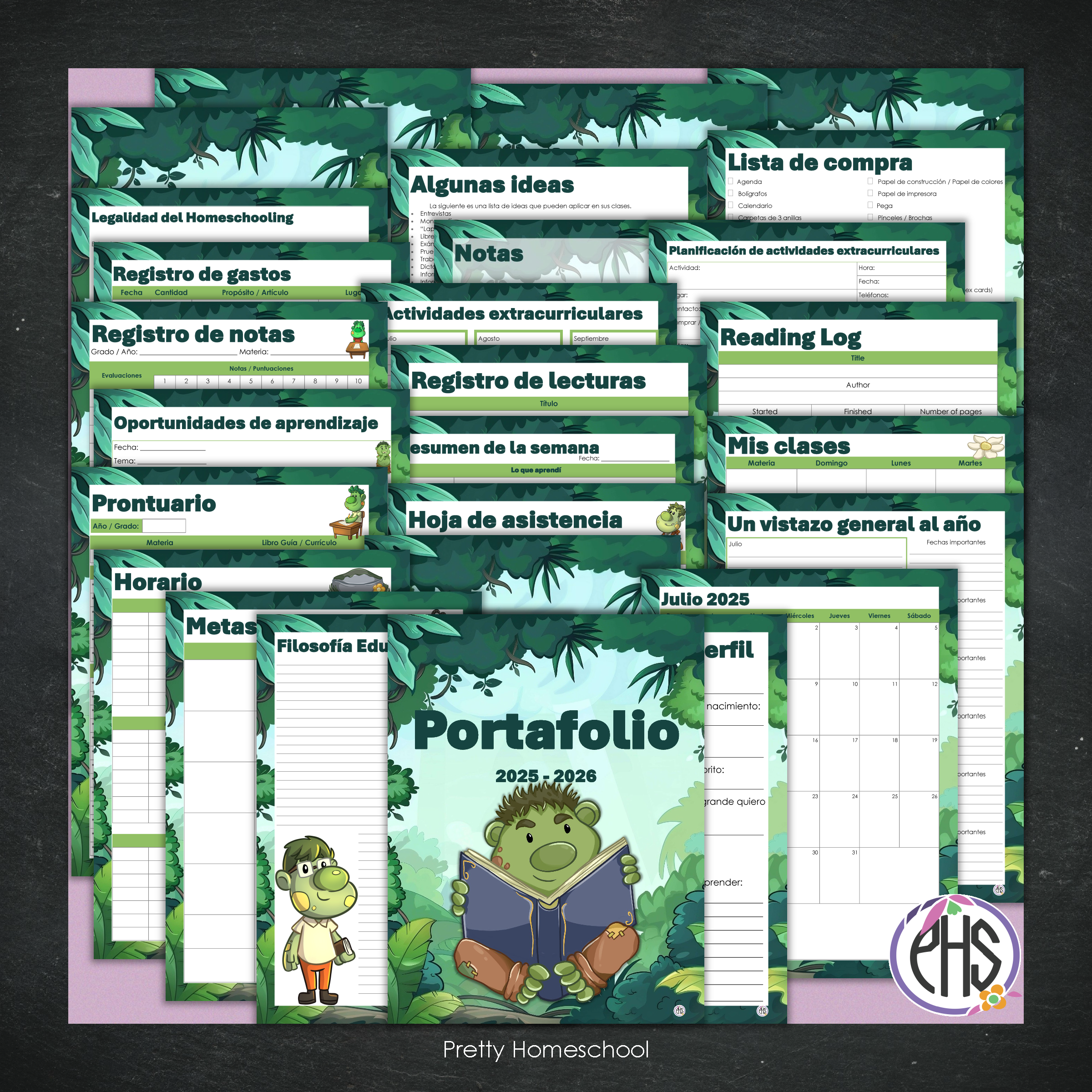 Portafolio Homeschooler 2025–2026 – Trolls (Digital SOLAMENTE)