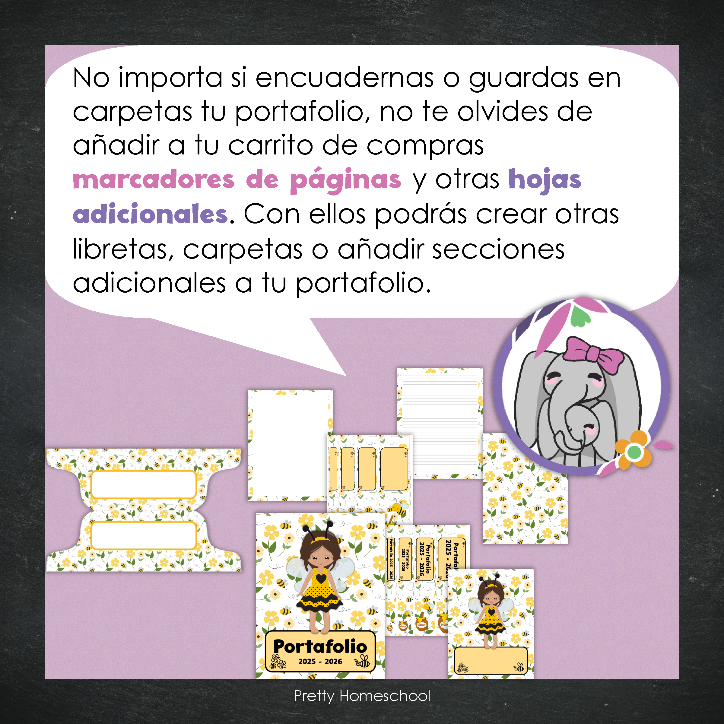 Portafolio Homeschooler 2025 – 2026 - Abejas - Impreso