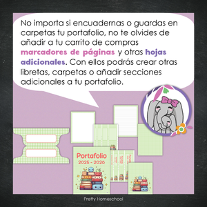 Portafolio Homeschooler 2025 – 2026 - Back to School - Impreso