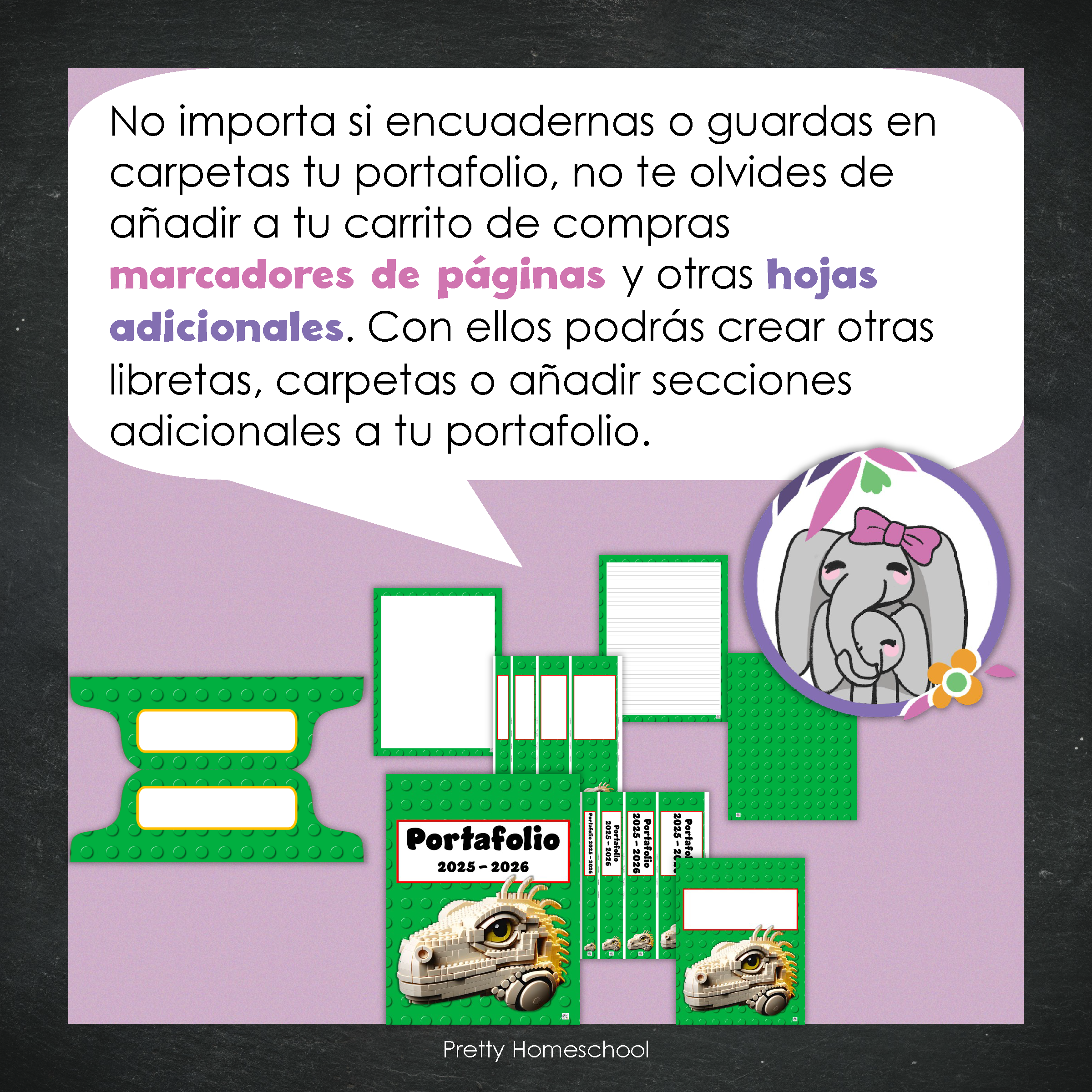 Portafolio Homeschooler 2025 – 2026 - Bricks - Impreso